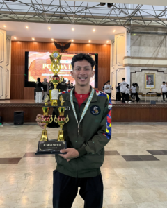 Andika Marhatin Putra mahasiswa PVTE UAD pada POMDA DIY 2026